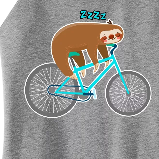 Slow Rider Funny Sloth Women’s Perfect Tri Rocker Tank