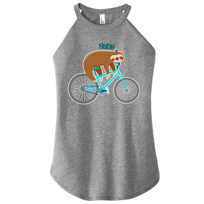 Slow Rider Funny Sloth Women’s Perfect Tri Rocker Tank