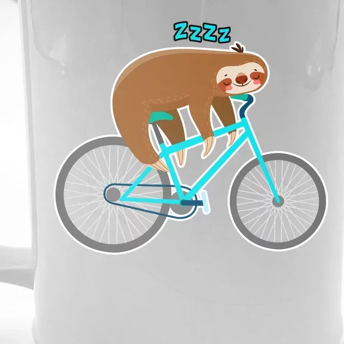 Slow Rider Funny Sloth Front & Back Beer Stein