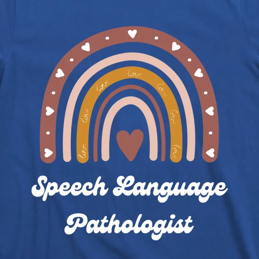 Speech Language Pathologist Cute Slp Therapist Rainbow Gift T-Shirt