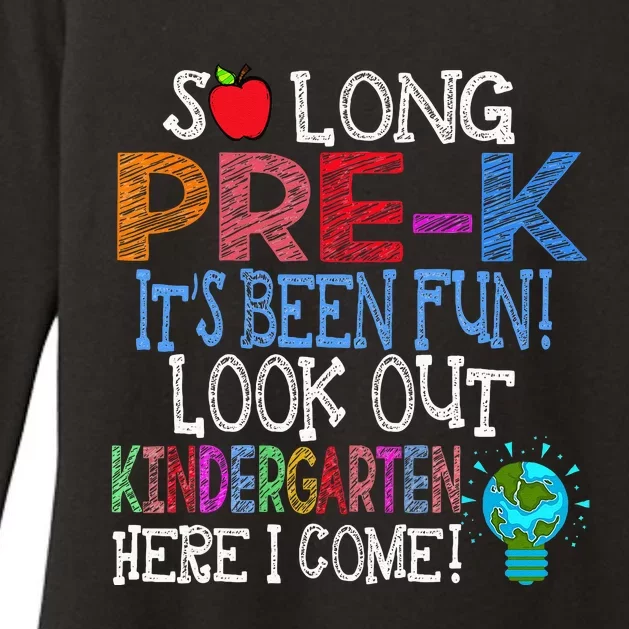 So Long PreK Funny Look Out Kindergarten Here I Come Womens CVC Long Sleeve Shirt