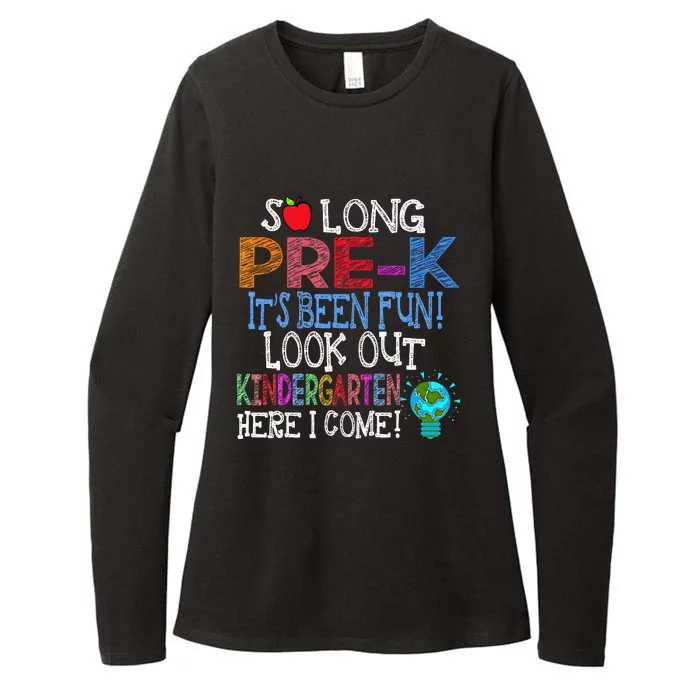 So Long PreK Funny Look Out Kindergarten Here I Come Womens CVC Long Sleeve Shirt