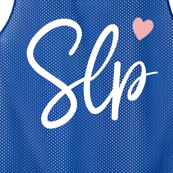 Speech Language Pathologist Cute Slp Speech Therapist Gift Mesh Reversible Basketball Jersey Tank