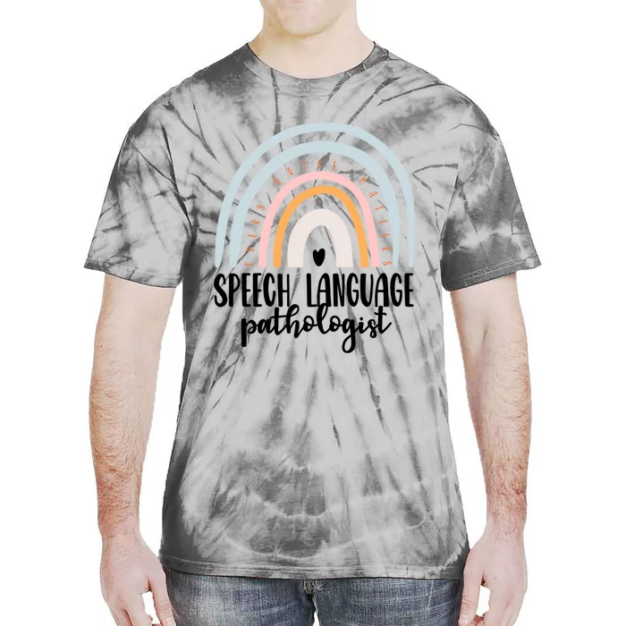 Speech Language Pathologist Speech Therapy Slp Gift Boho Great Gift Tie-Dye T-Shirt