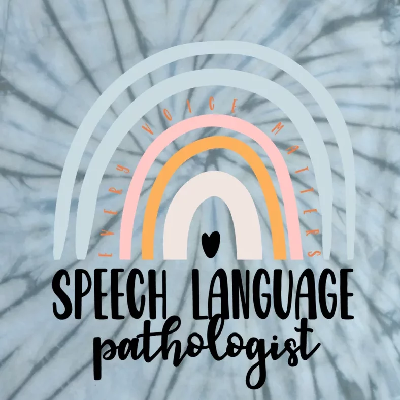 Speech Language Pathologist Speech Therapy Slp Gift Boho Great Gift Tie-Dye T-Shirt