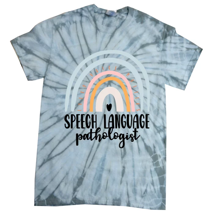 Speech Language Pathologist Speech Therapy Slp Gift Boho Great Gift Tie-Dye T-Shirt