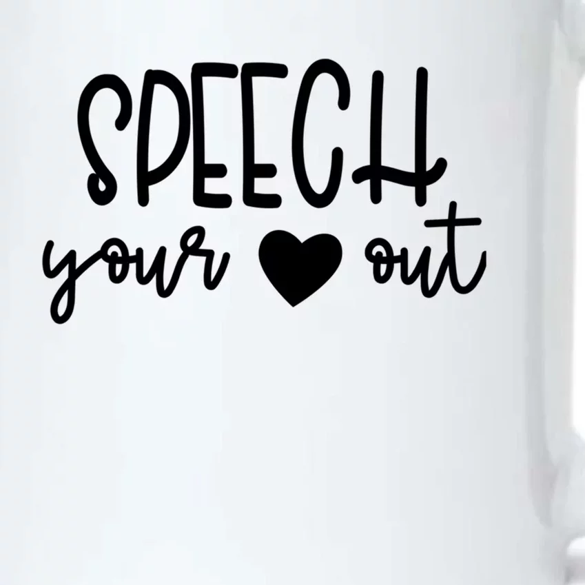 Speech Language Pathology Cute Slp Slpa Therapist Gift Black Color Changing Mug