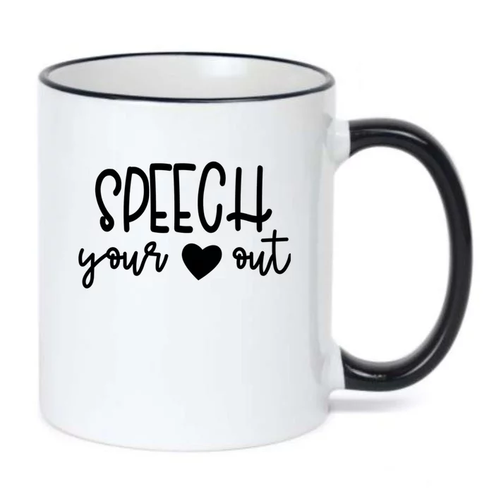 Speech Language Pathology Cute Slp Slpa Therapist Gift Black Color Changing Mug