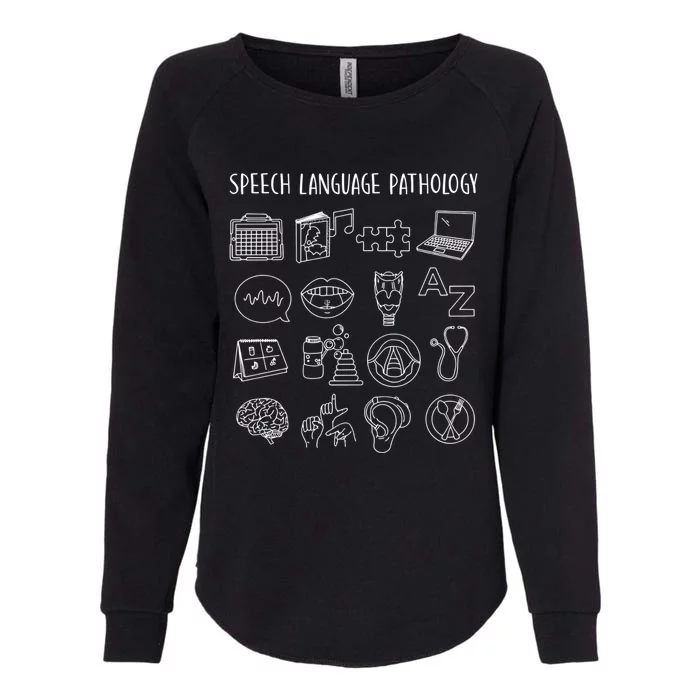 Speech Language Pathology Pathologist Slp Speech Therapist Gift Womens California Wash Sweatshirt