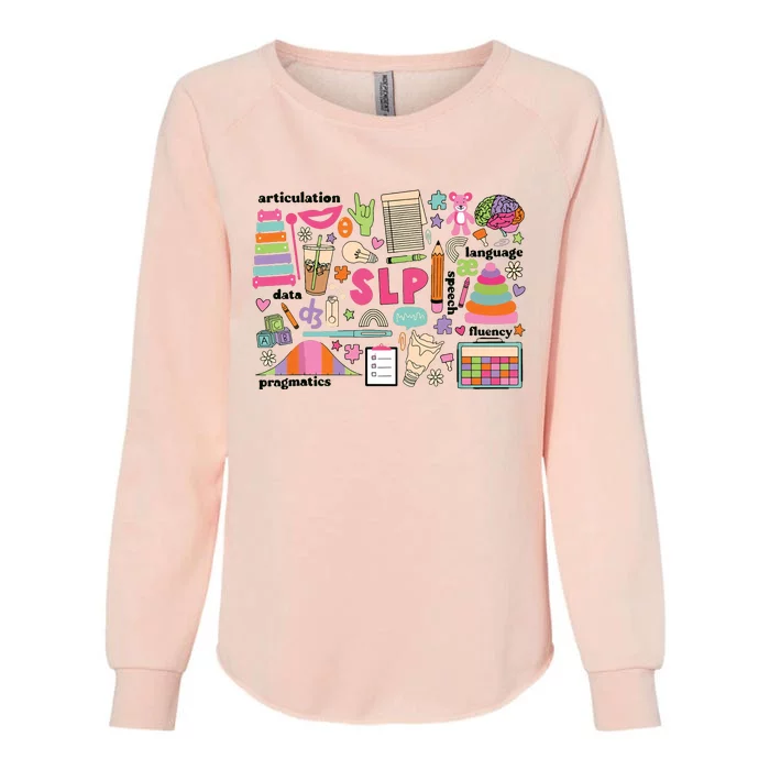 Speech Language Pathologist Pediatric Scope Of Practice SLP Womens California Wash Sweatshirt