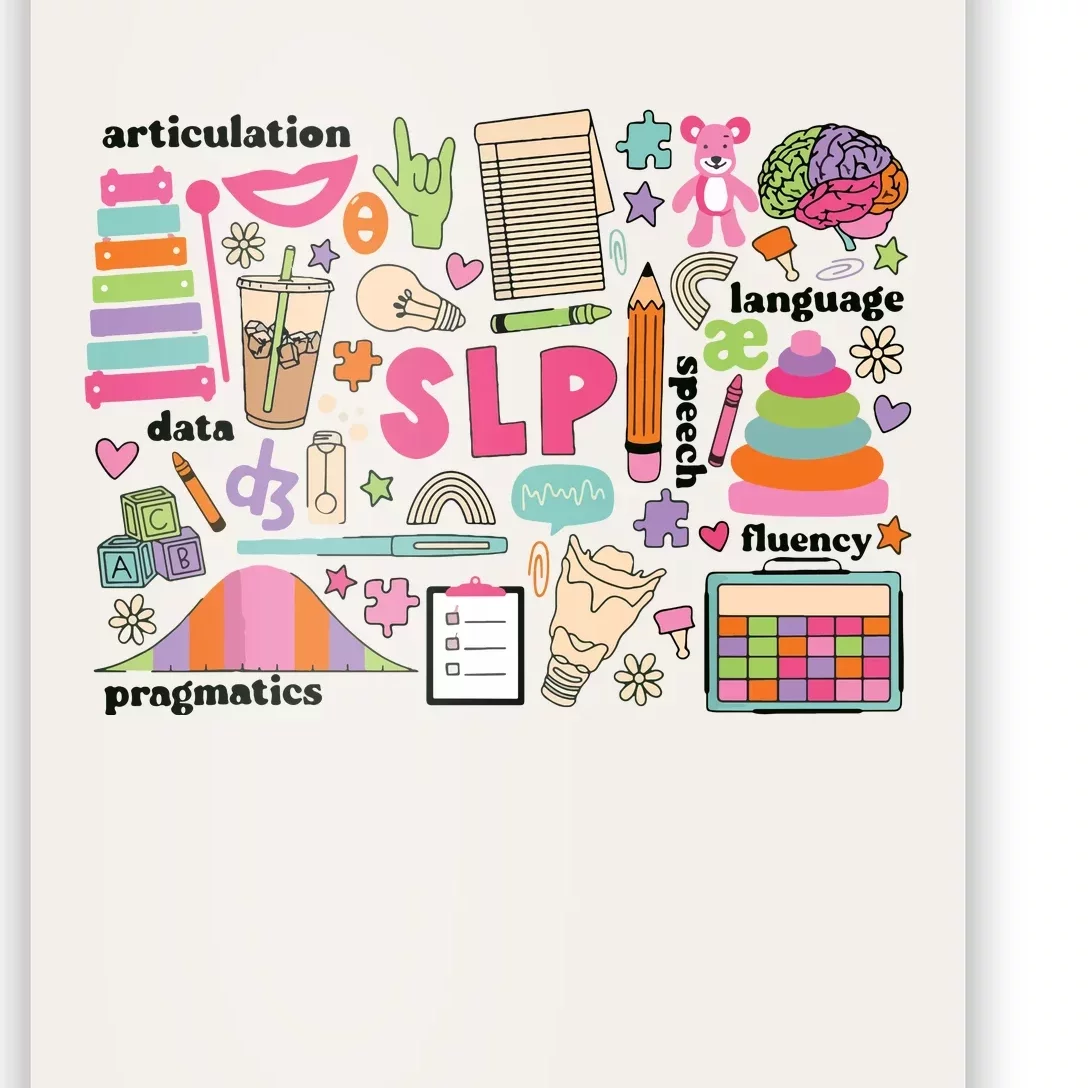 Speech Language Pathologist Pediatric Scope Of Practice SLP Poster