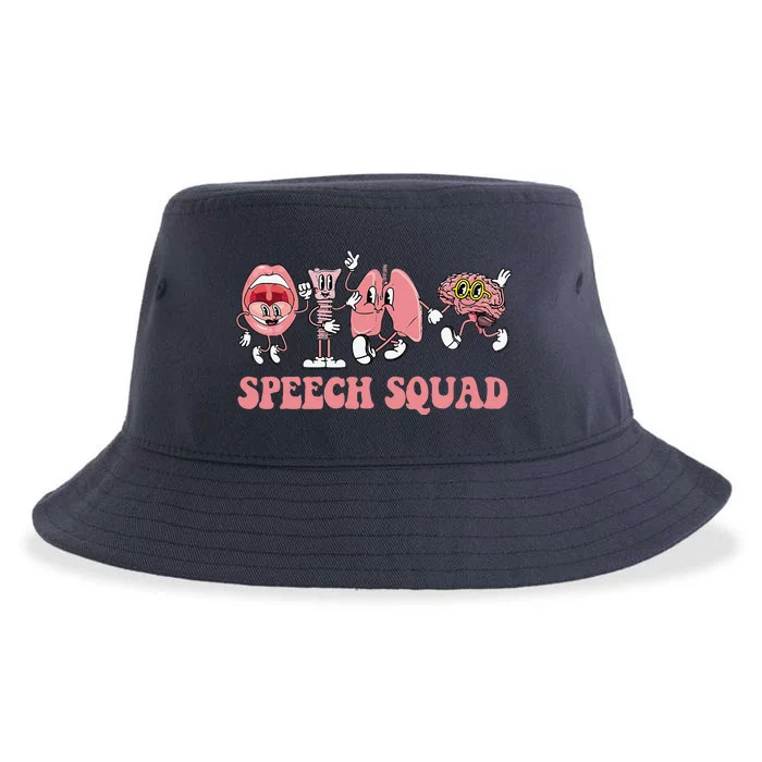 Speech Language Pathologist Slp Speech Squad Therapy Sustainable Bucket Hat