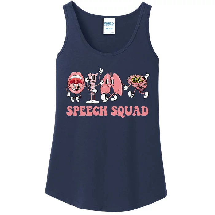 Speech Language Pathologist Slp Speech Squad Therapy Ladies Essential Tank