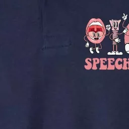 Speech Language Pathologist Slp Speech Squad Therapy Softstyle Adult Sport Polo