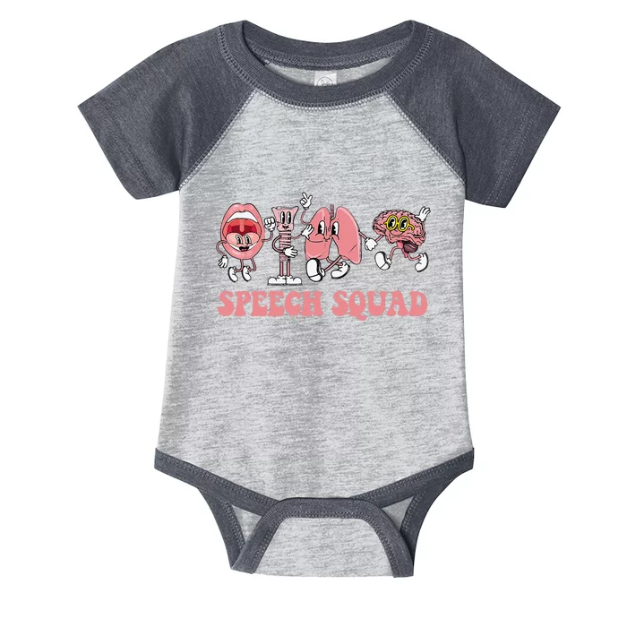 Speech Language Pathologist Slp Speech Squad Therapy Infant Baby Jersey Bodysuit