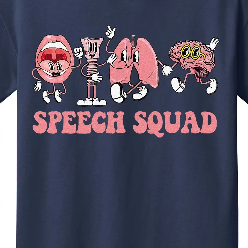 Speech Language Pathologist Slp Speech Squad Therapy Kids T-Shirt