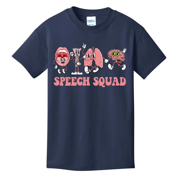 Speech Language Pathologist Slp Speech Squad Therapy Kids T-Shirt