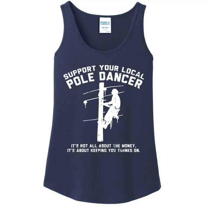 Support Local Pole Dancer Ladies Essential Tank