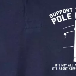 Support Local Pole Dancer Softstyle Adult Sport Polo