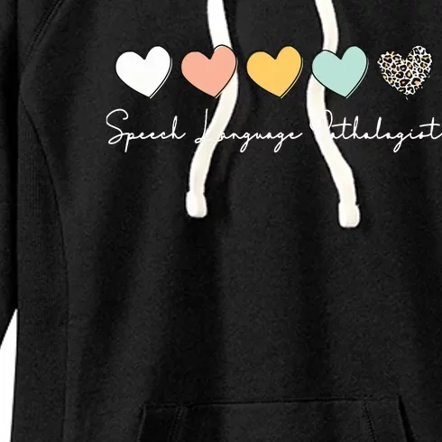 Speech Language Pathologist SLP Speech Therapy Pathology Women's Fleece Hoodie