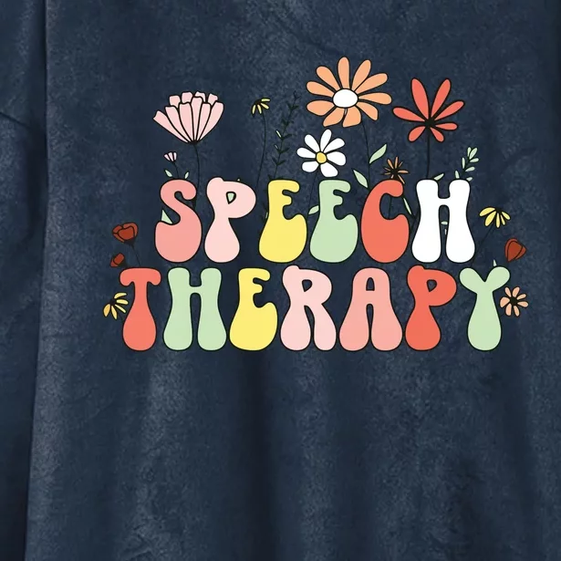 Speech Language Pathologist SLP Speech Therapy Pathology Hooded Wearable Blanket