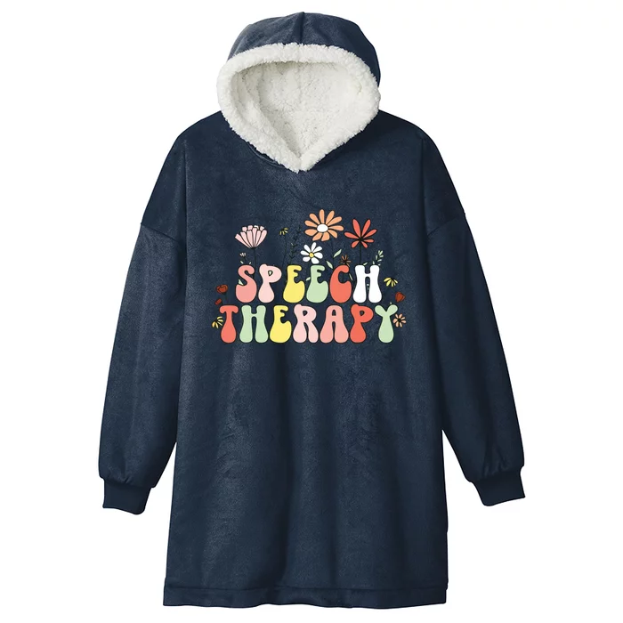 Speech Language Pathologist SLP Speech Therapy Pathology Hooded Wearable Blanket