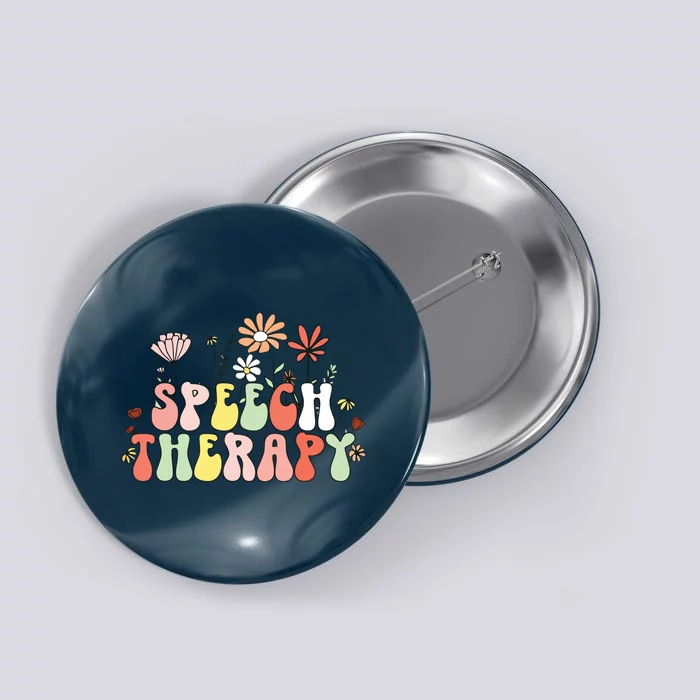 Speech Language Pathologist SLP Speech Therapy Pathology Button