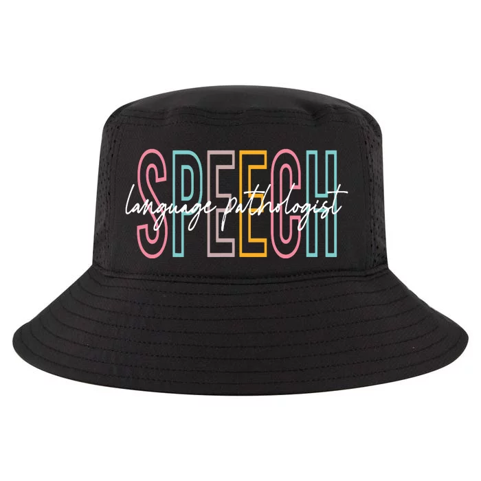 Speech Language Pathologist SLP Speech Therapy Pathology Cool Comfort Performance Bucket Hat