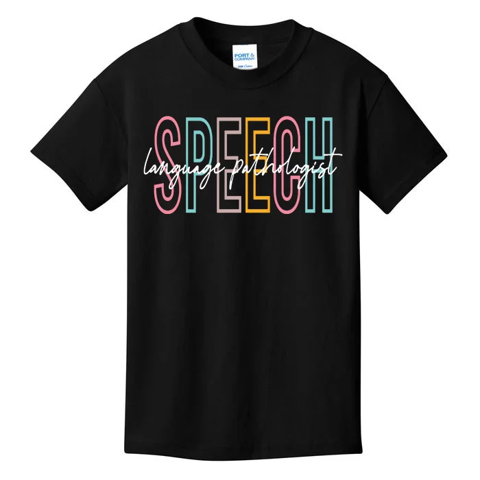 Speech Language Pathologist SLP Speech Therapy Pathology Kids T-Shirt