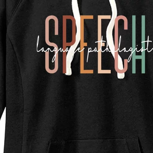 Speech Language Pathologist SLP Speech Therapy Pathology Women's Fleece Hoodie