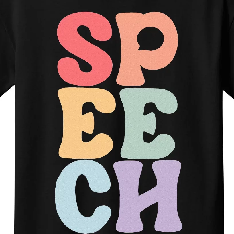 Speech Language Pathologist Speech Therapy SLP Kids T-Shirt