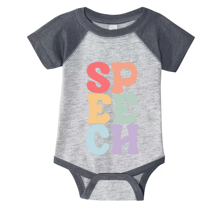 Speech Language Pathologist Speech Therapy SLP Infant Baby Jersey Bodysuit