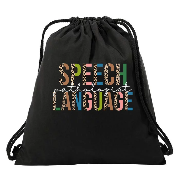 Speech Language Pathologist Drawstring Bag