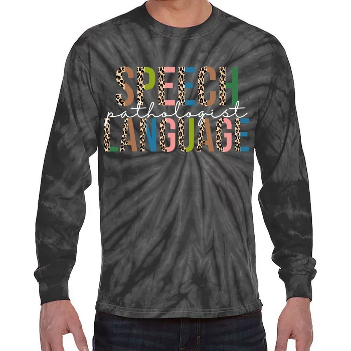 Speech Language Pathologist Tie-Dye Long Sleeve Shirt