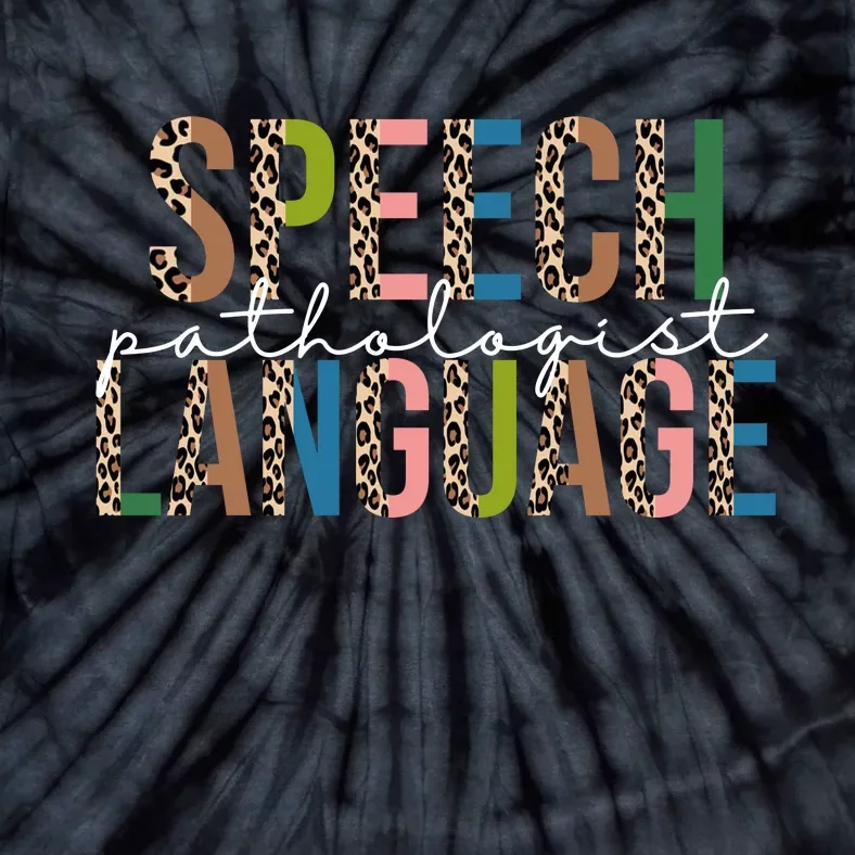 Speech Language Pathologist Tie-Dye T-Shirt