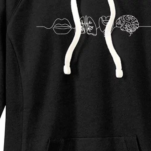 Speech Language Pathologist Speech Therapy SLP Gift Boho Women's Fleece Hoodie