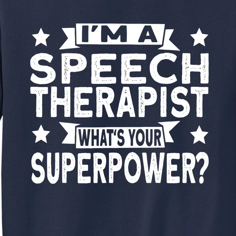 Speech Language Pathologist Superhero Speech Therapy Sweatshirt