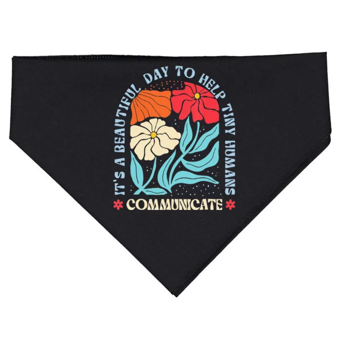 Speech Language Pathologist Pathology Speech Therapy Slp USA-Made Doggie Bandana