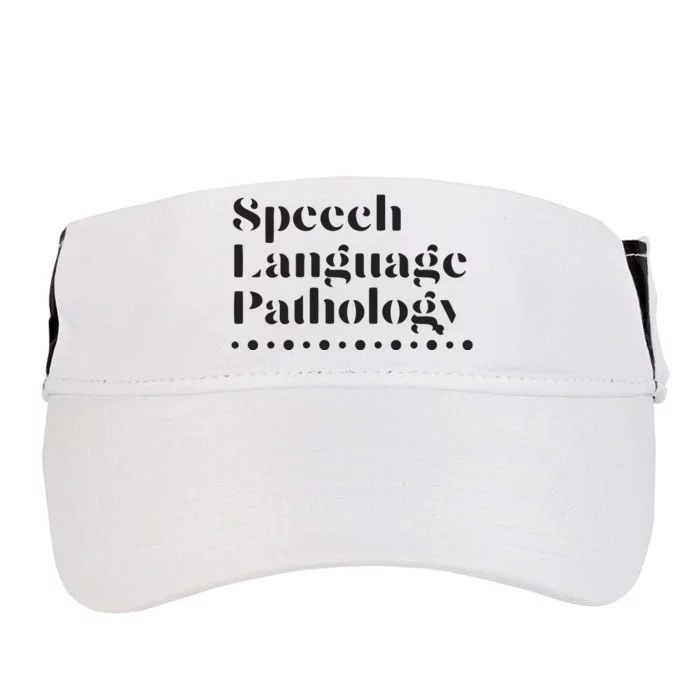 Speech Language Pathology SLP Speech Therapy Gift Adult Drive Performance Visor