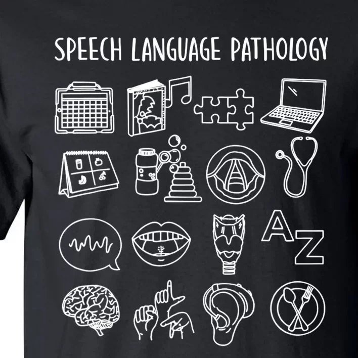 Speech Language Pathology Pathologist SLP Speech Therapist Tall T-Shirt