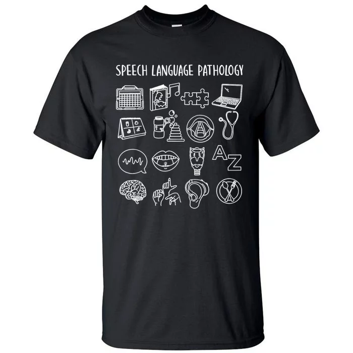 Speech Language Pathology Pathologist SLP Speech Therapist Tall T-Shirt