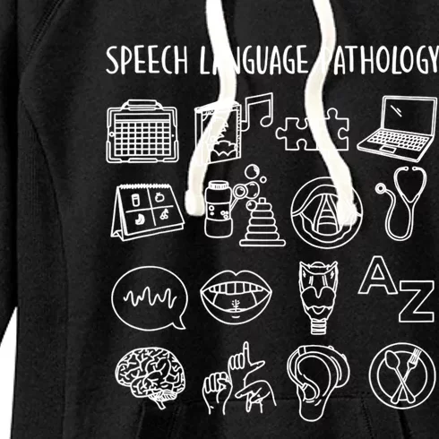 Speech Language Pathology Pathologist SLP Speech Therapist Women's Fleece Hoodie