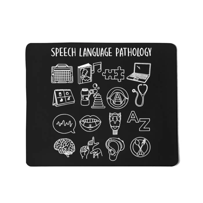 Speech Language Pathology Pathologist SLP Speech Therapist Mousepad