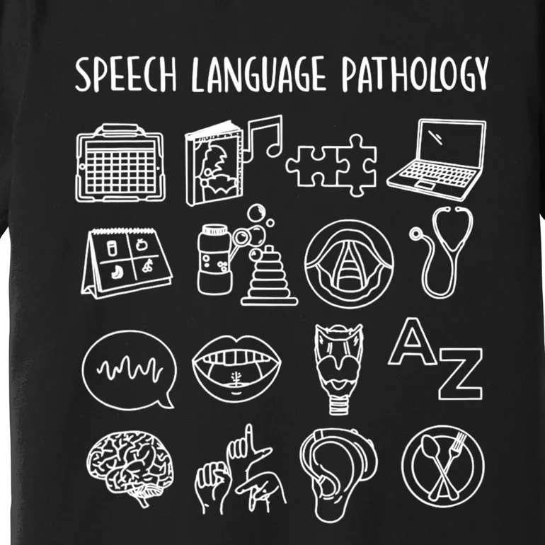 Speech Language Pathology Pathologist SLP Speech Therapist Premium T-Shirt