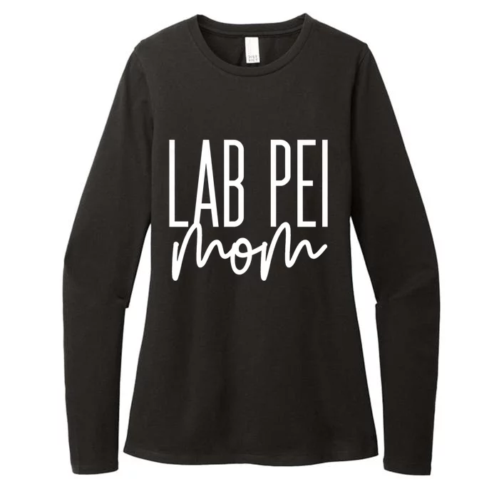 S Lab Pei Mom Cute Labrador Sharpei Mix Dog Love My Lab Pei Premium Womens CVC Long Sleeve Shirt