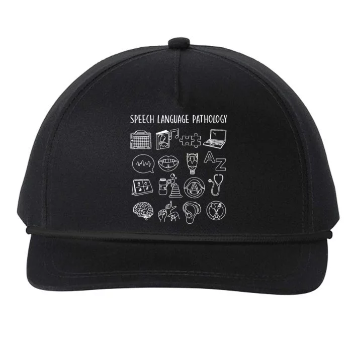 Speech Language Pathology Pathologist SLP Speech Therapist Snapback Five-Panel Rope Hat