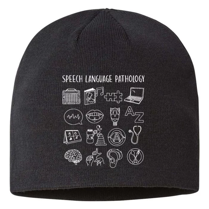 Speech Language Pathology Pathologist SLP Speech Therapist 8 1/2in Sustainable Knit Beanie