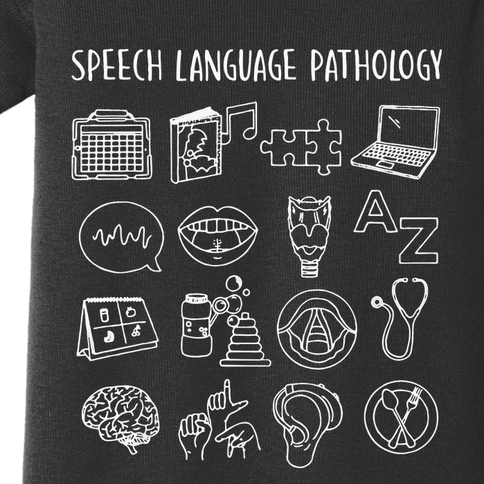 Speech Language Pathology Pathologist SLP Speech Therapist Baby Bodysuit