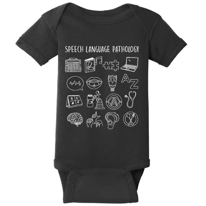 Speech Language Pathology Pathologist SLP Speech Therapist Baby Bodysuit