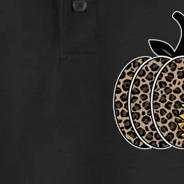 Sunflower Leopard Pumpkin Dry Zone Grid Performance Polo